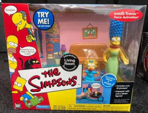 Sala de Estar Interactiva Simpson Exclusivo Marge y Maggie