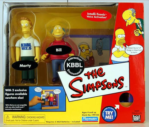 Bill y Marty: The Simpsons - Interactive Figures