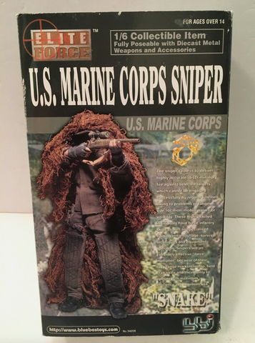 Figura De Acción Segunda Guerra Mundial - U.S. Marine Corps Sniper