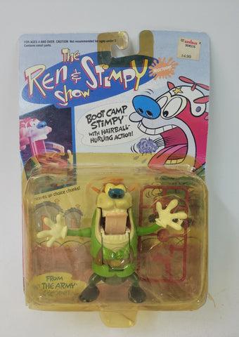Boot Camp Stimpy with Hairball-Hurling : Ren & Stimpy  - Action Figure