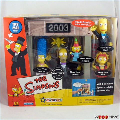 The Simpsons Interactive Play set. 2003 NEW YEAR'S EVE