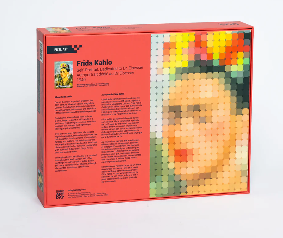 Rompecabezas Frida Kahlo Pixel Art