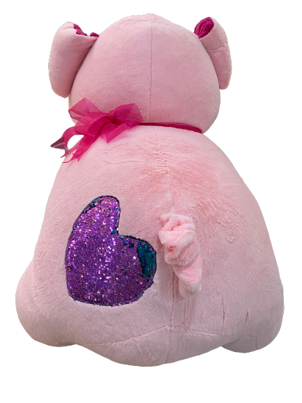 Puerquito de peluche gigante