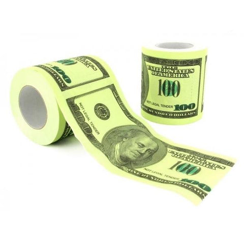 Papel higiénico de dólar