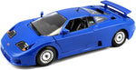 Bugatti eb110 bburago 1/24 azul