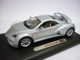 Burago Giugiaro Design Prima 2 puertas Diecast plata 1:18 #3313