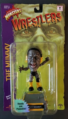 Sideshow little big heads monsters luchador momia