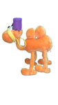 Peluche Vintage Dromedario Camello naranja