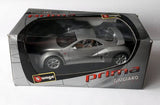 Burago Giugiaro Design Prima 2 puertas Diecast plata 1:18 #3313