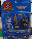 BUGS BUNNY & TASMANIAN DEVIL -Playmates Toys – Looney Tunes-