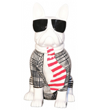 Escultura de decoración (Perro blanco)