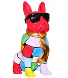 Escultura de decoración (Perro colores)