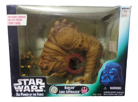 Rancor y Luke Skywalker Star Wars El poder de la fuerza Kenner
