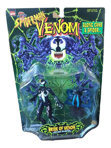 Toybiz 1997 Marvel Comics Spider-man Bride Of Venom