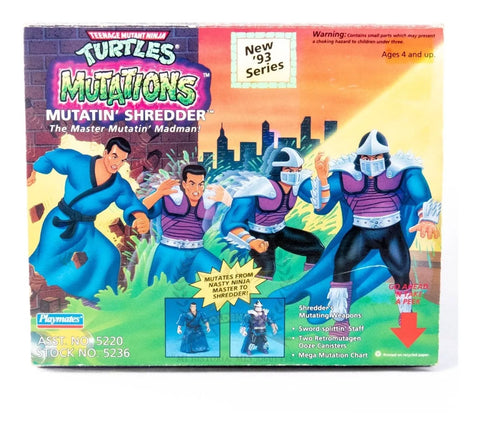 Mutaciones de Tmnt Playmates Shredder vintage Juguetes dorados