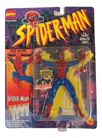 Figura Vintage 1994 Spiderman Animated Series Toybiz Web Rac