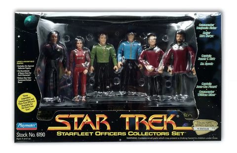 Playmate Star Trek Collectors Edition Starfleet Officers Set