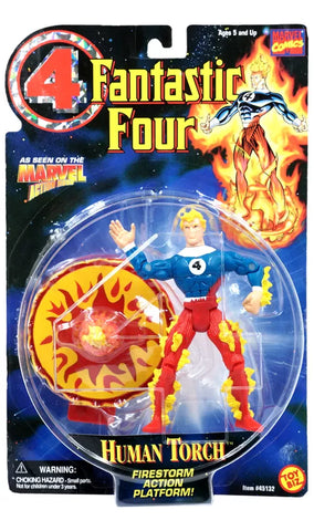 Toy Biz Marvel Fantastic Four Human Torch Firestorm 1996