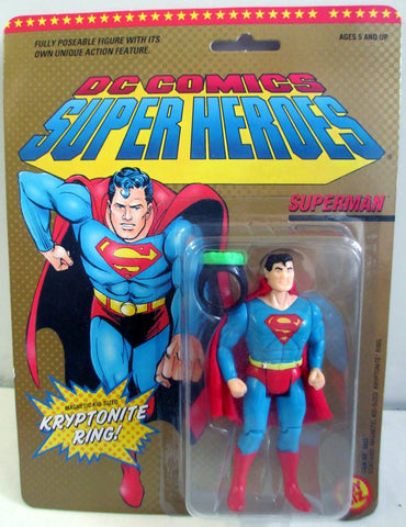 Figura de acción posable de Superheroes de Superman cómic.