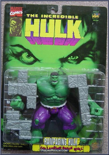 Figura de acción Hulk Smash Crash Battle Damaged Hulk Marvel Comics ToyBiz