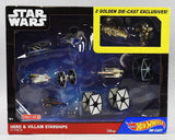 Hot Wheels Star Wars Hero & Villain Starships 11-Pack
