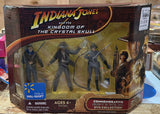 SET 1 of 2 MUTT WILLIAMS, INDIANA JONES, IRINA SPALKO -Hasbro – Commemorative Kingdom of the Crystal Skull-