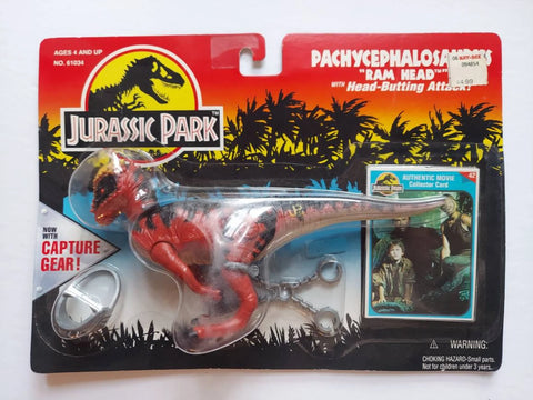 Equipo de captura de Pachycephalosaurus de Jurassic Park por Kenner