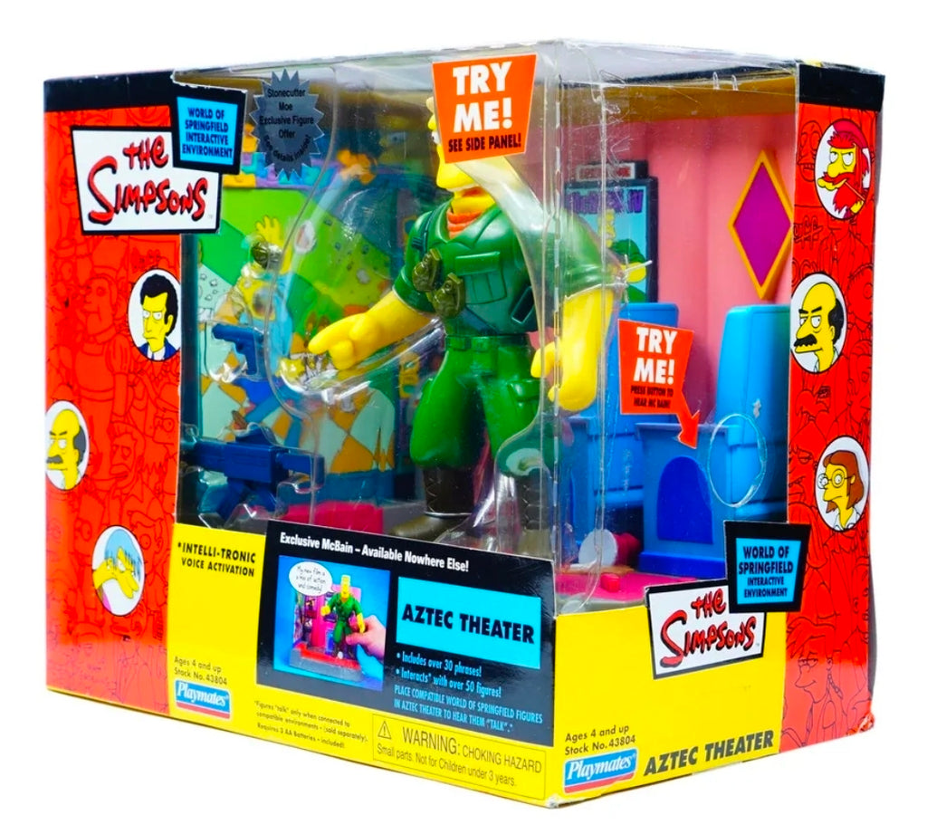 Aztec Simpsons AZTEC THEATER- The Simpsons Playmates Vintage – Le Marchand de la Curiosite