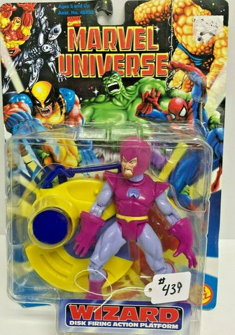 Plataforma de acción de disparo de disco Wizard de Toybiz