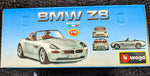 BMW Z8 1995 plata/modelo diecast escala 1:18/hecho por la colección Burago Gold