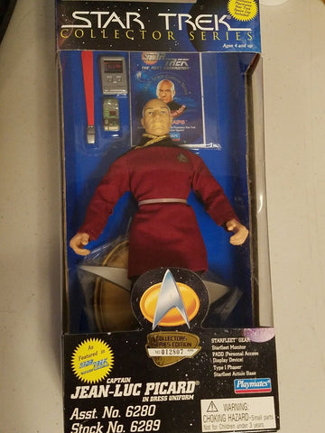 Playmates Toys Star Trek Cmdr Riker Warp Factor 1 Action Figure