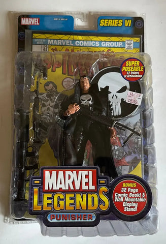 DE COLECCIÓN TOY BIZ MARVEL LEGENDS SERIE VI 6 THE PUNISHER NUEVO EN CAJA
