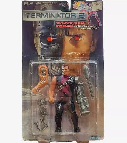 Kenner Terminator 1991 2 brazo de potencia Terminator lanzador de misiles juguete de garra