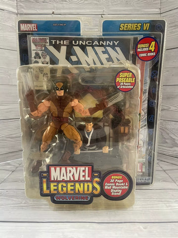 Figura clásica de Wolverine de Marvel Legends de Toy Biz 2004