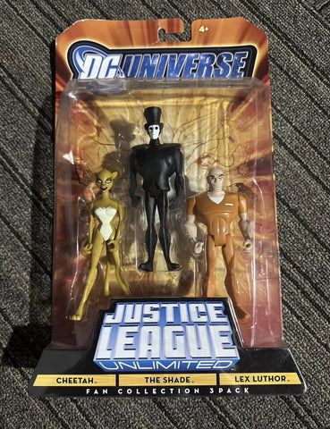 DC Universe Justice League Unlimited Fan Collection Action Figure 3pack Cheetah