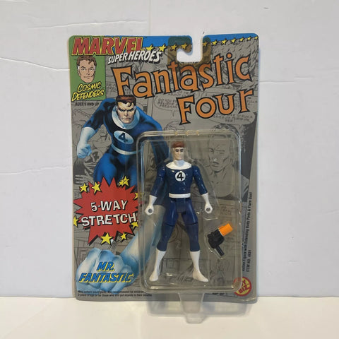 Marvel Super Heroes Fantastic Four Mr Fantastic 5 Way juguete elástico Biz 1992