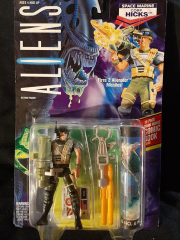 Figura de acción vintage Kenner ALIENS Space Marine Corp Hicks