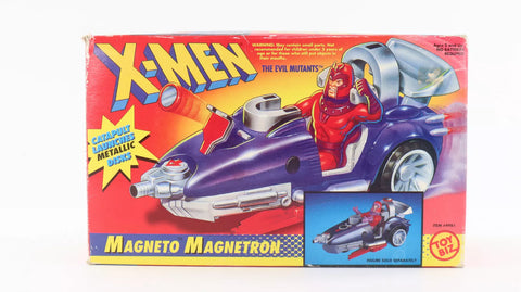 Coche de juguete con figura de acción de X-Men vintage 1991