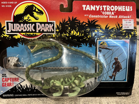 Tanystropheus Cobra de Jurassic Park, modelo vintage de Kenner de 1993