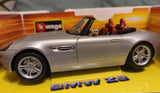 BMW Z8 1995 plata/modelo diecast escala 1:18/hecho por la colección Burago Gold