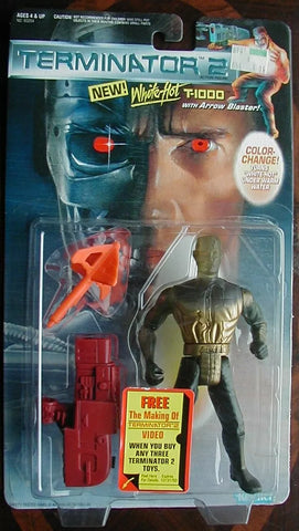 Figura de acción Terminator II White Hot T-1000 Orange Arrow 1991