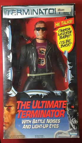 The Ultimate 12" Terminator 2 1991 figura parlante Arnold Schwarzenegger Kenner