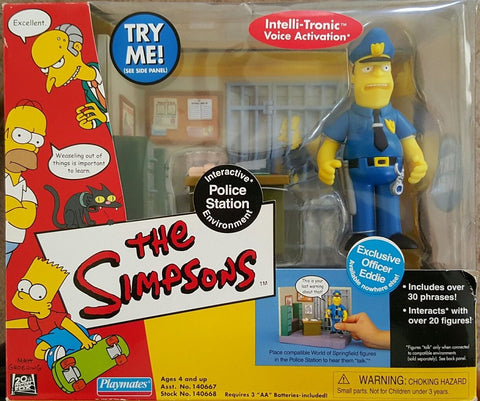 Oficial exclusivo de la estación de policía Playmates World of Springfield