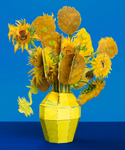 Rompecabeza 3D Florero - Girasoles