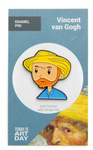 Pin - Autorretrato con sombrero de paja