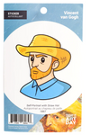 Sticker - Autorretrato con sombrero de paja