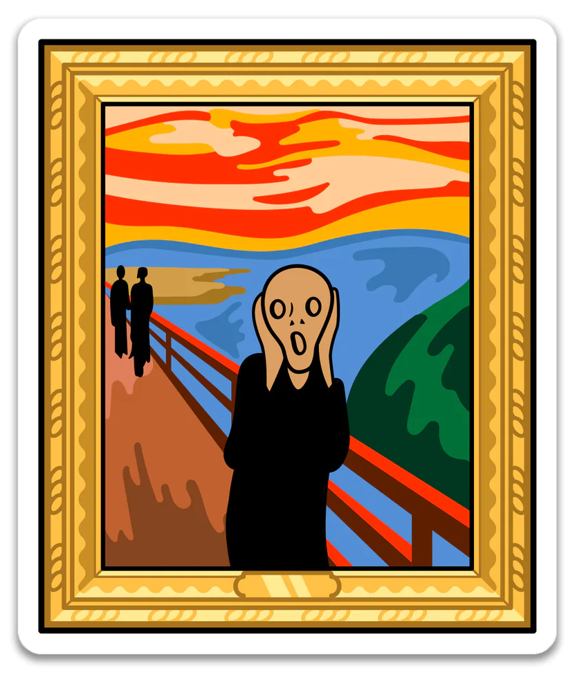 Sticker - El grito – Le Marchand de la Curiosite