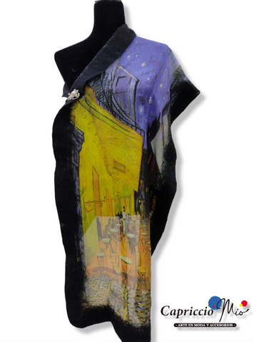 Pashmina  Café de Noche Van Gogh