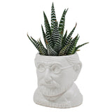 Maceta de cerámica- Sigmund Freud